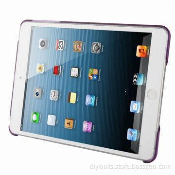 270° Rotation Scrub Translucent Plastic Case with Adjustable Holder for iPad Mini/iPad Mini 2
